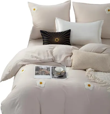 Zdjęcie produktu dla Pościel mikrofibra 160x200 Cuty „Stokrotka” – 100% mikrofibra, ciepła, miękka