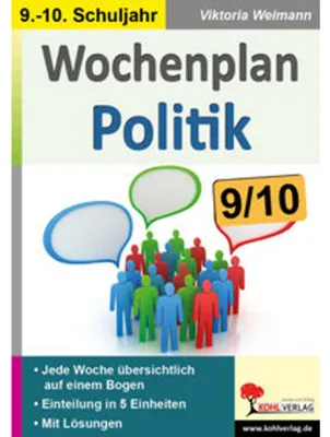 Zdjęcie produktu dla Wochenplan Politik / Klasse 9-10