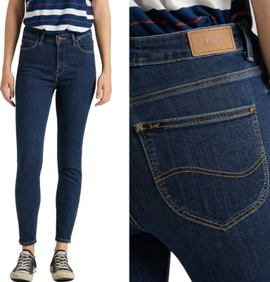 Produktbild von LEE, Damen Jeanshose, Skinny fit, SCARLETT HIGH, W27 L33, Blau, Jeans, baggyjeans, buggy