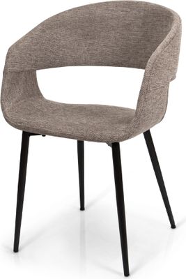 Milton & Oldbrook Esszimmerstuhl Pula Taupe