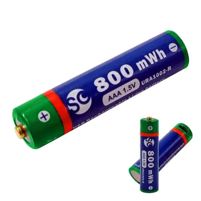 Obrázek produktu pro MKF-USB/800mWh Baterie nabíjecí, USB, Li-ion, kapacita 530 mAh, AAA 1,5V