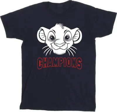 Produktbild von Disney - "The Lion King Champion" T-Shirt für Herren BI32753 (XXL) (Marineblau)