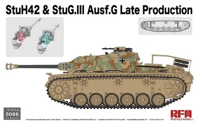 Zdjęcie produktu dla MODEL POLA ŻYTA RFM5086 StuH 42 i StuG. III Ausf. G późna produkcja
