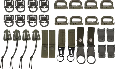 Produktbild von 30 PCs Molle Anhang D Schnalle Rucksack Nylonbandzubehör für Picknicks Camping Travel OD Green