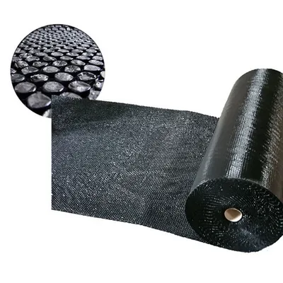 Produktbild von 1x 1-PACK Luftpolsterfolie 120cm x 50m schwarz blickdicht 100my