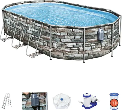 Obrázok produktu pre Bazén s oceľovou konštrukciou 610 x 366 x 122 cm