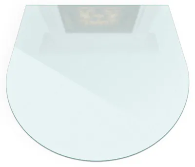 Produktbild von Glasbodenplatte – Hitzeschutzplatte – Funkenschutzplatte – für Kaminofen – Kaminplatte Glas – Dunkelgraphit – Milchglas-Optik – ESG Sicherheitsglas – 100x100 cm