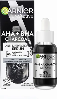 Produktbild von Garnier Pure Active Aha Bha Carbón Sérum Anti-Imperfecciones 30ml