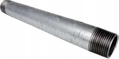 Obrázek produktu pro Trubka, pozinkovaná, závit 1/2", délka 60 cm, ocelová