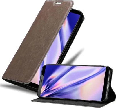 Obrázek produktu pro Cadorabo Case for ZTE Nubia N3 Protective Case in Brown Pouzdro na mobilní telefon s magnetickým zavíráním