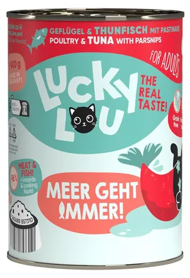 Produktbild von Lucky Lou Lifestage Adult Geflügel & Thunfisch 6x 400 g
