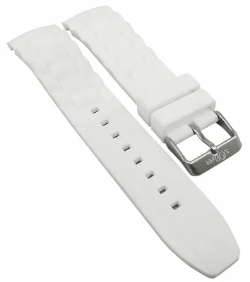 Produktbild von s.Oliver | Uhrenarmband Silikon weiß 22mm weich | SO-2318-PQ