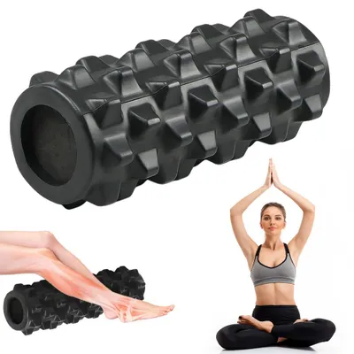 Produktbild von Faszienrolle Schaumstoffrolle EVA Fitnessrolle, Massageroller für Rückenmassage Ganzkörper Massage Yoga, Pilates, Workout Roller 33 x 12 cm