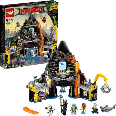 Zdjęcie produktu dla LEGO NINJAGO Garmadon's Volcano Lair, Zestaw do budowania, 8 lat(a), 521 szt., 1,03 kg