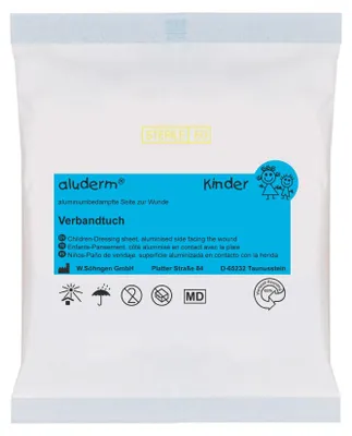 Produktbild von Verbandtuch Kinder aluderm 30x35cm