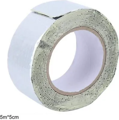 Produktbild von 1 Rolle Reparatur Klebeband Wasserdicht [5m x 50mm] - Isolierband [extra stark] für Innen & Außen | Abdichtband - Selbstklebend | Reparaturklebeband  | wasserdichtes Reparaturtape | Wasserrohr Band