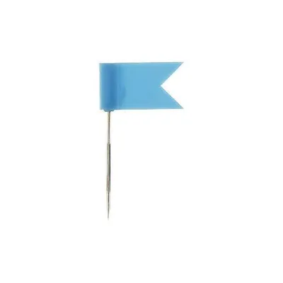 Produktbild von Markierungsfähnchen 18x10mm kosmosblau VE=20 Stück