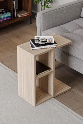 Obrázok produktu pre Skye Decor, konferenčný stolík (sada 3 kusov), drevo sonoma, 100% melamín | 100% melamínová povrchová úprava na drevotrieske