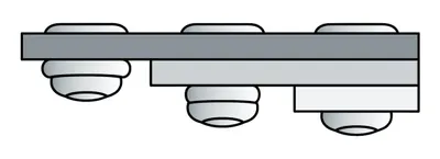Produktbild von GESIPA Blindniet PolyGrip® Nietschaft d x l 4 x 17 mm Aluminium / Stahl 500 Stück
