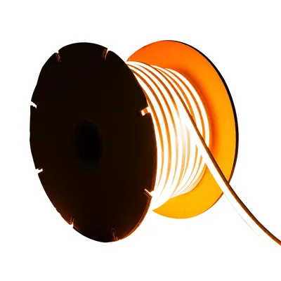 Produktbild von LED-Streifenrolle Neon Dimmbar 220V 50m SFLEX8 8W/m Schnitt 100cm IP65 Orange