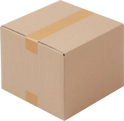 Produktbild von 40 x Faltkarton (250 x 250 x 185 mm) stabil 2-wellig Versandkarton Päckchen DHL Hermes Schachtel Box Paket braun BB-Verpackungen