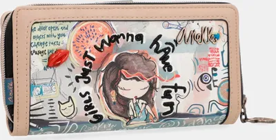 Produktbild von Anekke große Reißverschluss-Geldbörse wallet Dancing With Life