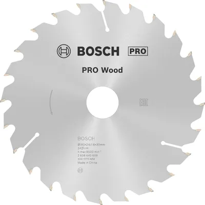 Produktbild von PRO Wood Kreissägeblatt, 180 x 2,6 x 30 mm, Z24