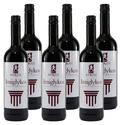 Produktbild von Mirios Imiglykos Rotwein -lieblich- (6 x 0,75L)