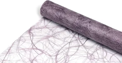 Produktbild von JULANO Sizoweb Original Tischläufer Tischband zur Dekoration (60cm breit, 25m lang, Farbe: hellpflaume)