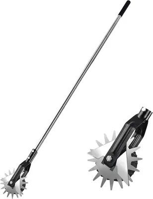 Produktbild von Rasenkantenschneider 78-148 cm, Edelstahl, verstellbarer Griff, für Garten