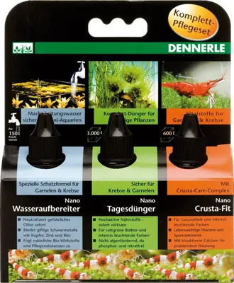 Produktbild von Dennerle Nano Pflegeset, 3x 15ml
