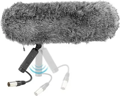 Produktbild von Boya BY-WS1000 Lüftungsschirm mit Anti-Schock-Mikrofonhalter für Richtmikrofone 320 mm