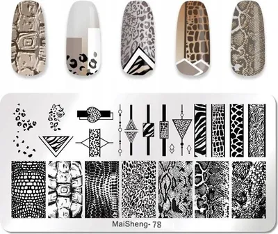 Produktbild von MaiSheng-78 Nagelkunst-Stempelplatte