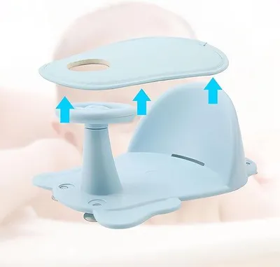 Produktbild von Famanu Babybadstuhl mit Antirutschmatte - ergonomisches Design