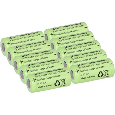 Produktbild von 10x Akku 1/2AAA 1,2V / 350mAh X1/2AAA