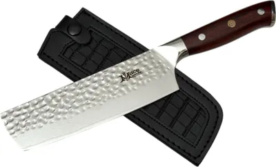 Produktbild von MaceMaker HAILSTORM NAKIRI SanMai Damast Küchenmesser