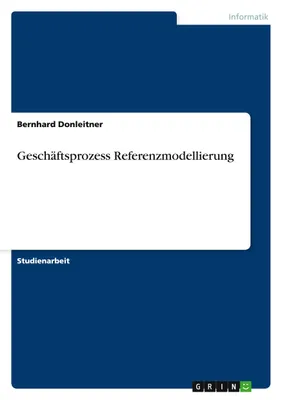 Produktbild von Geschäftsprozess Referenzmodellierung