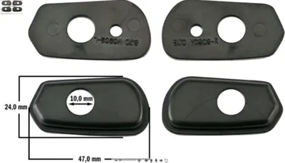 Produktbild von Blinkeraufnahme JMP schwarz für Suzuki GSR 600 ccm Bj. 2006 - 2008