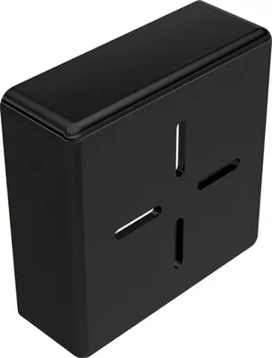 Produktbild von 10x Endkappe 40x40, Schwarz, für Solar Montageschiene, Rohrstopfen, Abdeckkappe, Aluprofil 40x40