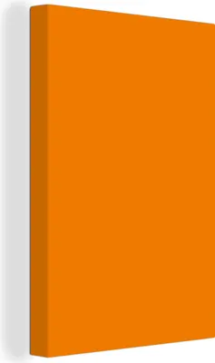 Produktbild von MuchoWow® - Leinwandbilder - Orange - Jahreszeiten - Herbst - Farbe, Wandbild, Wanddeko Bilder Wohnzimmer, 40x60 cm