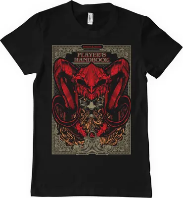 Produktbild von Dungeons and Dragons T-Shirt Herren Player's Handbook schwarz S