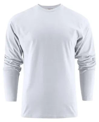 Imagen del producto de Camiseta de manga larga uni "Heavier Pro" para hombre/mujer, modelo ET697 (talla M), color blanco