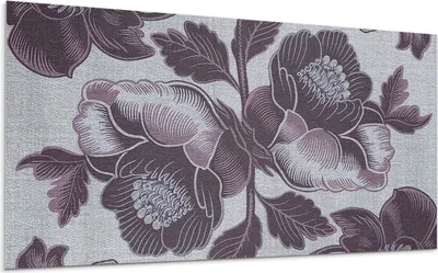 Produktbild von Blumenmuster Auf Stoff – Selbstklebende Fliesen – Wandverkleidung – Wandpaneel – PVC Fliesen – Vinylflisen – PCV Flisen – Selbstklebend – Wanddeko – 120 x 60 cm