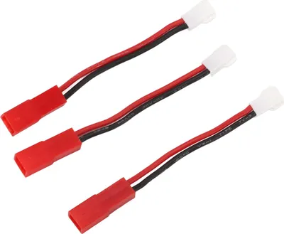 Image de 3Pcs MX2.0 to JST Plug Converter Soft Flexible Safe Reliable 74mm JST Plug Adapter for RGT AXIAL SCX24 1/24 RC Cars