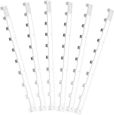 Image de Kit de cadres en métal durables pour ruches - 6 pièces - 37 x 2,4 cm - Outil pour apiculteurs, destiné à l'élevage des abeilles