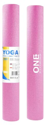 Zdjęcie produktu dla Mata do jogi ONE Fitness YM01 różowa