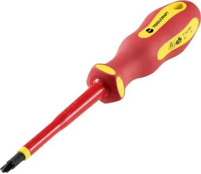 Produktbild von TOOLCRAFT SL/PZ2 VDE Plus/minus-Schraubendreher Größe (Schraubendreher) SL/PZ 2 Klingenlänge: 100 mm