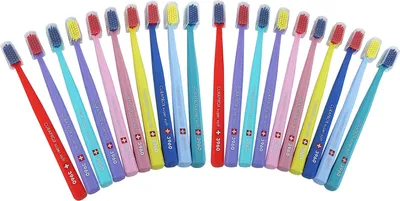 Produktbild von 20 Stück: Curaprox CS 3960 Super Soft Handzahnbürsten - Weichheitsgrad: Supersoft
