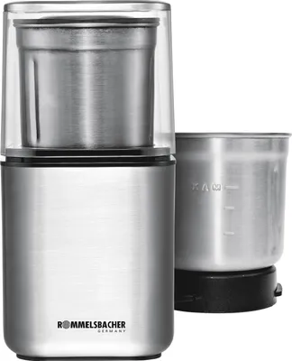 Immagine prodotto di EGK 200 macinino per spezie e caffè, 2 contenitori in acciaio inox, adatto anche per pesto, spezie, noci e molto altro ancora