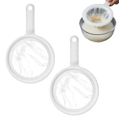 Küchenölfilter aus Nylon, Doppelnetz, 2 Stück